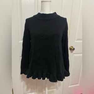 Size M- Old Navy Ruffle Bottom Mock Neck Sweater